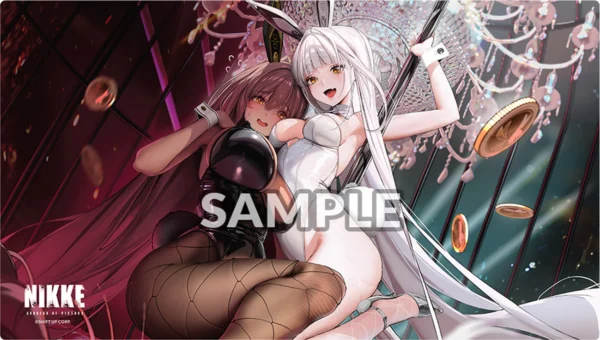 PLAYMAT - Goddess of Victory Nikke: Bunny X 777 - Noir & Blanc