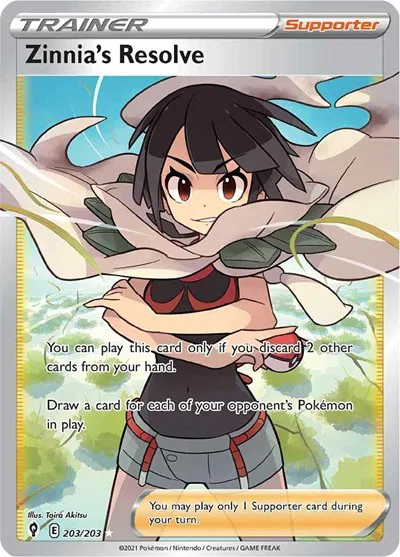 Zinnia's Resolve (Full Art) [NM]