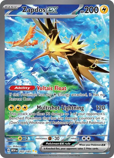 Zapdos ex [NM]